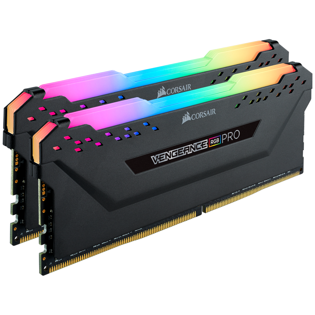 DDR4, 4000MHZ 16GB 2X8GB DIMM, UNBUFFERED, 18-22-22-42, XMP 2.0, VENGEANCE RGB RT HEATSPREADER, RGB