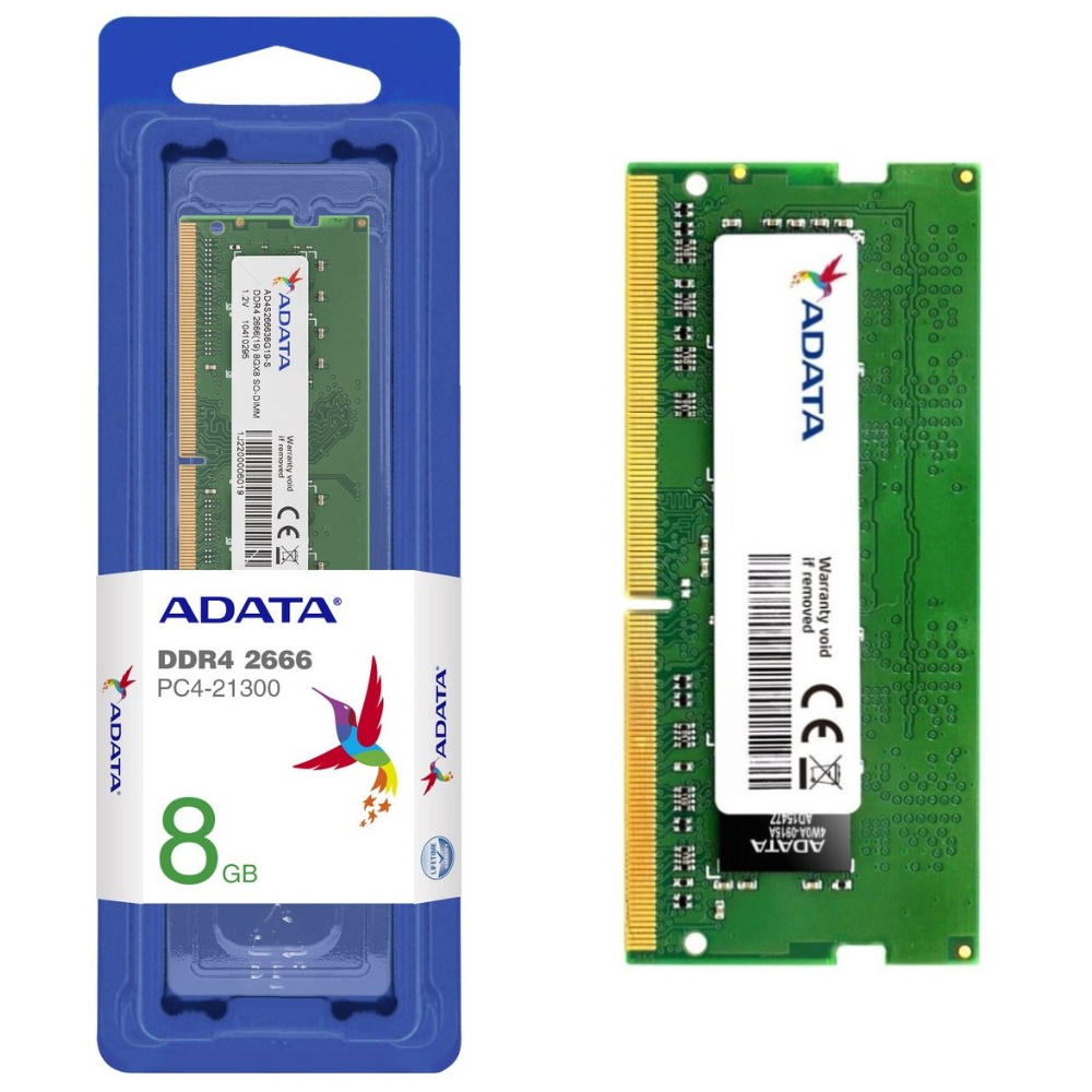 ADATA MEMORIA SODIMM DDR4 2666MHZ 8GB (PORTATIL)