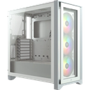 ICUE 4000X RGB TEMPERED GLASS MID-TOWER, WHITE