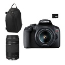 COMBO 71 CAM. T7+ EF-S 18-55 IS + LENTE EF 75-300+ MEMORIA 32GB+ SLING BACKPACK100S