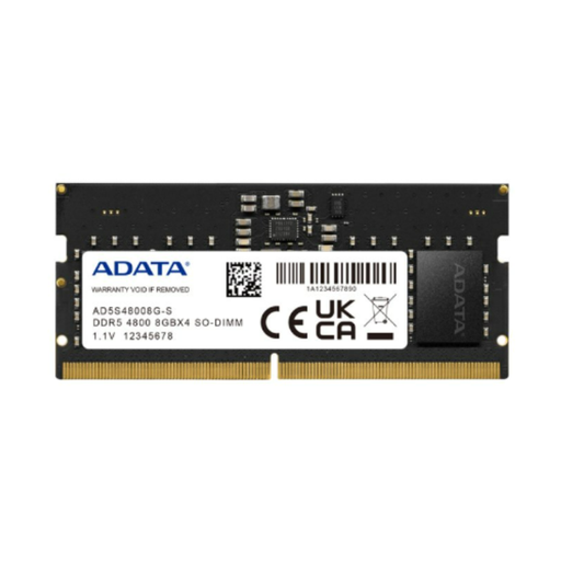 [COAADVAD5S48008G-S] ADATA MEMORIA SODIMM DDR5 4800MHZ 8GB (PORTATIL)