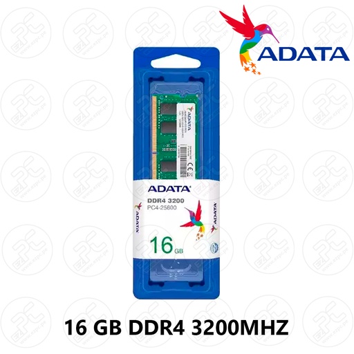 [COAADVAD4U320016G22-SGN] ADATA MEMORIA RAM UDIMM DDR4 3200MHZ 16GB (PC)