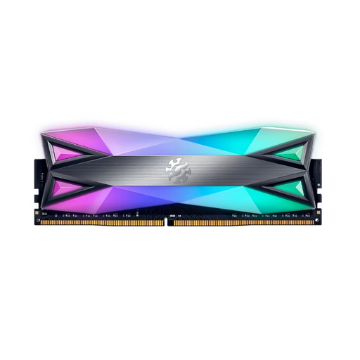 [COAADVAX4U32008G16A-ST60] MEMORIA RAM UDIMM - ADATA XPG - D60 TUNGSTEN GREY RGB -  DDR4 8GB 3200 MHZ