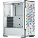 220T, ICUE RGB TEMPERED GLASS, WHT