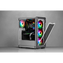 220T, ICUE RGB TEMPERED GLASS, WHT