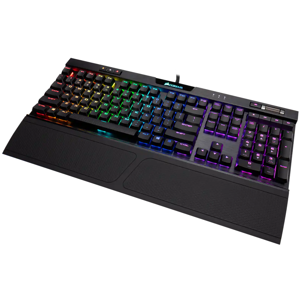 CORSAIR K70 RGB MK.2 LP MECHANICAL GAMING KEYBOARD, BACKLIT RGB LED, CHERRY MX LOW PROFILE SPEED