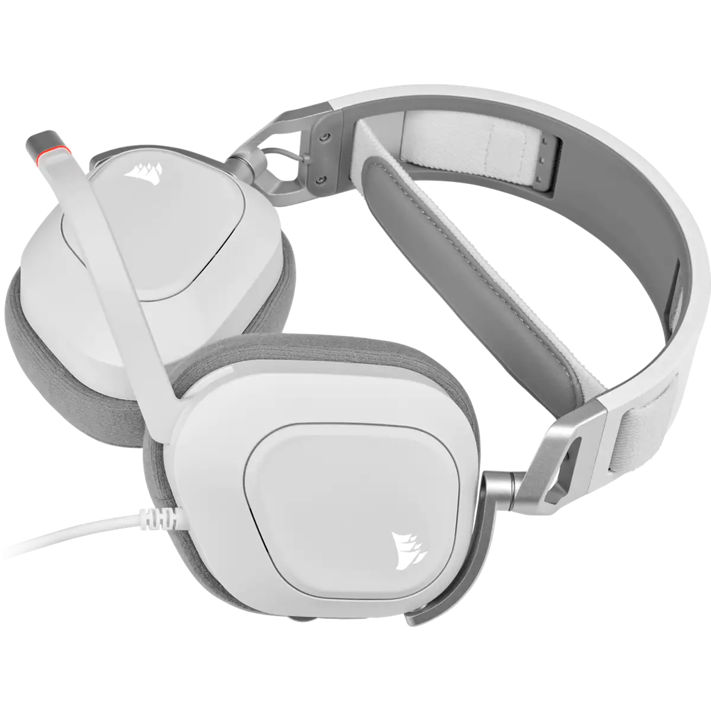 HS80 RGB USB GAMING HEADSET,  WHITE