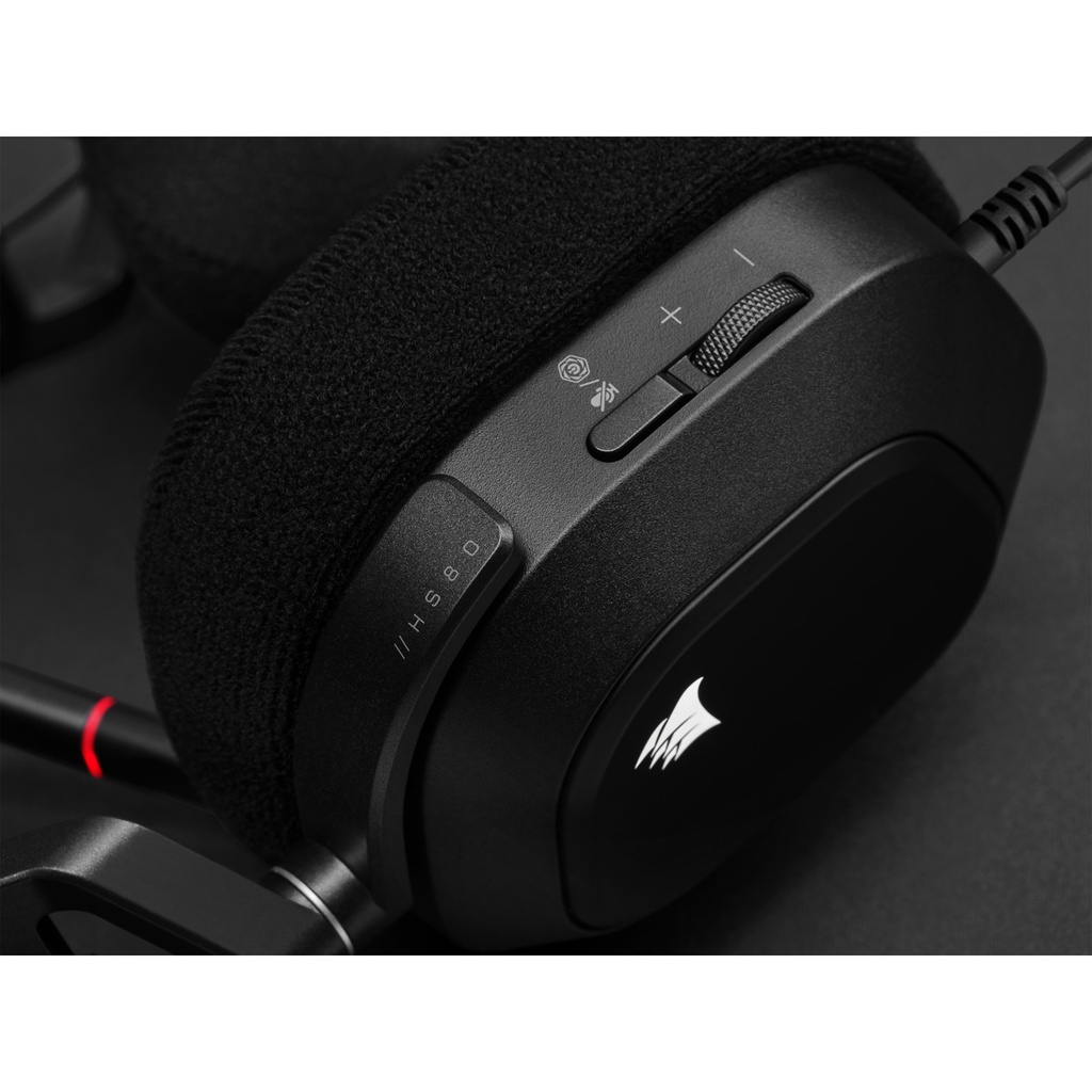 HS80 RGB USB GAMING HEADSET, CARBON