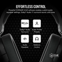 CORSAIR HS55 SURROUND GAMING HEADSET, CARBON