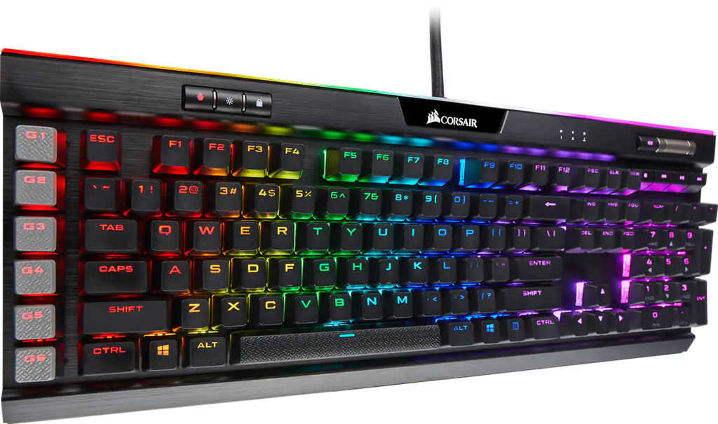 CORSAIR GAMING K95 PLATINUM XT RGB MECHANICAL GAMING KEYBOARD, BACKLIT MULTICOLOR LED, CHERRY MX SPE