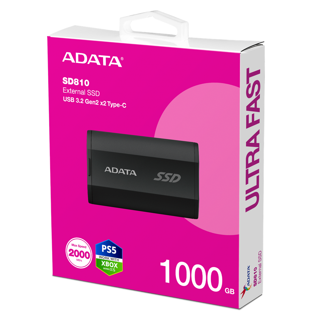 ALMACENAMINTO SOLIDO EXTERNO- SSD - ADATA - ELITE SD810 - 1000 GB