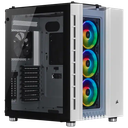CASE CORSAIR 680X WHITE RGB, S/ FUENTE, VIDRIO TEMPLADO, 4 FAN-120 RGB, ATX/EATX/M-ATX/M-ITX. GB.