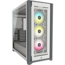 ICUE 5000X RGB TG SMART CASE, WHITE