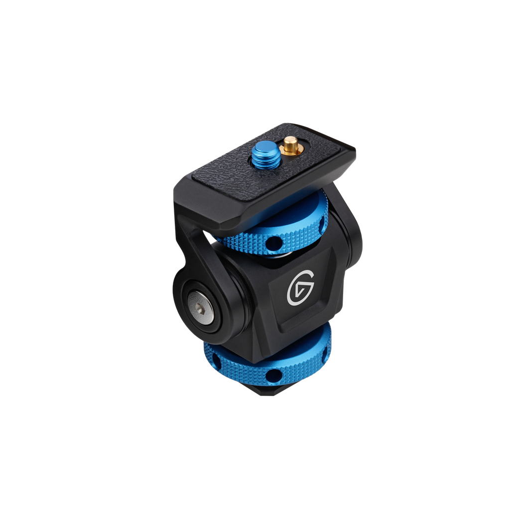 SOPORTE PREMIUM PARA EQUIPOS AUDIOVISUALES ELGATO COLD SHOE, GIRA 360° Y SE INCLINA 180°.