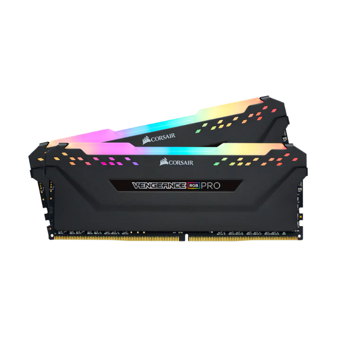 [COACRVCMN16GX4M2Z4000C18] KIT MEMORIA RAM CORSAIR VENGEANCE RGB RT 16GB (8GB X 2), 4000MHZ, DDR4, CL18, XMP 2.0, BLACK.