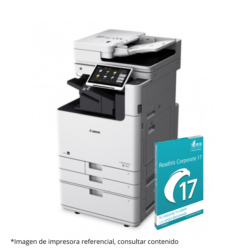 MULTIFUNCIONAL LASER A3 COLOR CANON DX-C5860I + CAB + INNER + IRIS