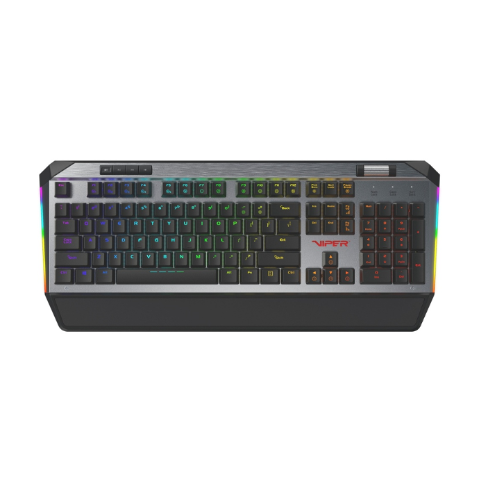 TECLADO GAMING MECANICO PATRIOT VIPER V765, SWITCH BLANCO-KAILH BOX, RGB.