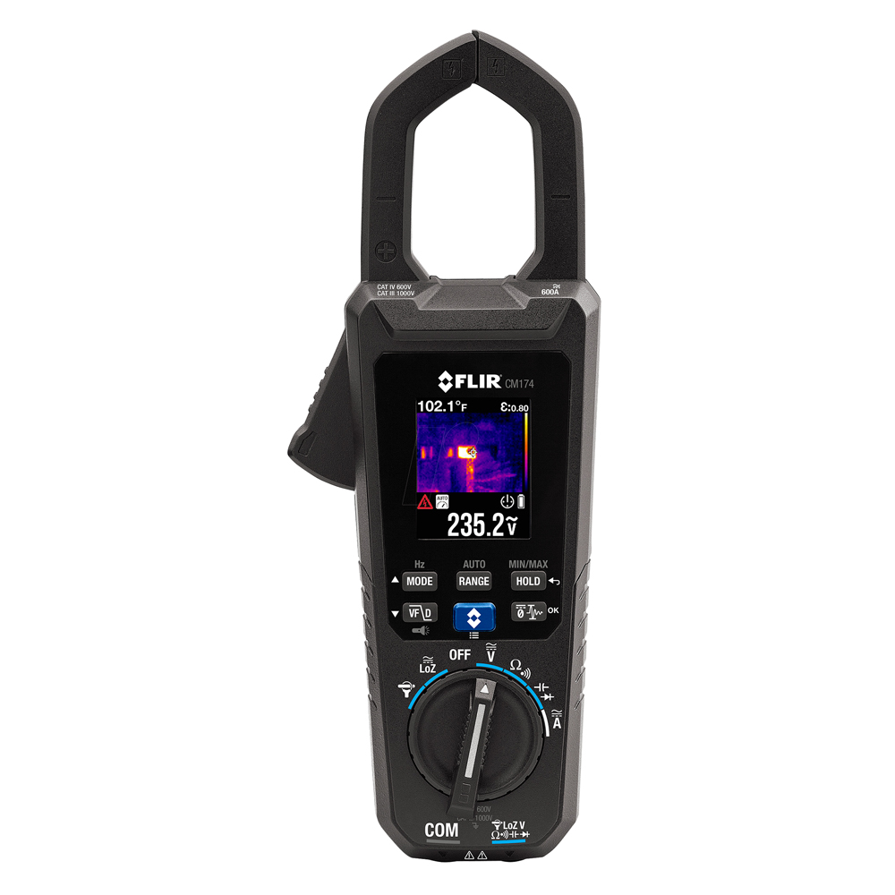 ALICATE AMPERIMETRO FLIR 600A C/IMAGEN 174