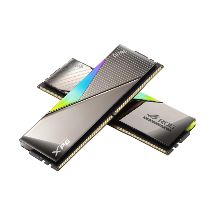 MEMORIA RAM - UDIMM DDR5 -  ADATA XPG - LANCER RGB ASUS ROG -  32GB - 2X16GB - 6600 MHZ