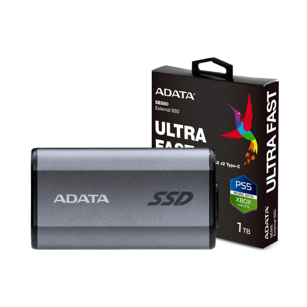 ALMACENAMINTO SOLIDO EXTERNO- SSD - ADATA - ELITE SE880 - 1 TB  - USB 3.2