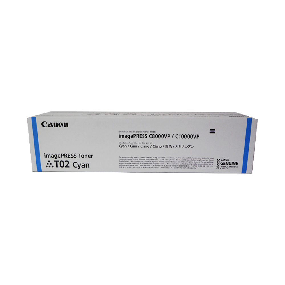 [PDICAV8530B001AA] TONER CYAN T02 - CANON IPR C10010VP