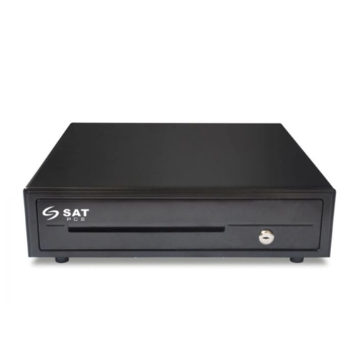 [CMEISVSAT_119X] GAVETA DE DINERO SAT 119X NEGRO, RJ11, 5BILLETE, 8 MONEDAS.