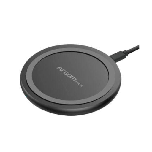 [CEAAGVARG-AC-0130BK] CARGADOR INALÁMBRICO CARGA RAPIDA ARGOMTECH