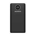 BATERIA PORTATIL - POWER BANK - ADATA -  P20000QCD NEGRO   - 20000 MHA - ENTRADA TIPO C