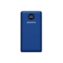 BATERIA PORTATIL - POWER BANK - ADATA -  P20000QCD AZUL  - 20000 MHA - ENTRADA TIPO C