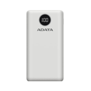 BATERIA PORTATIL - POWER BANK - ADATA -  P20000QCD BLANCO - 20000 MHA - ENTRADA TIPO C