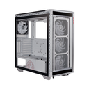 CASE - MID TOWER - ADATA XPG - BATTLECRUISER BLANCO  - 4FAN , ARGB