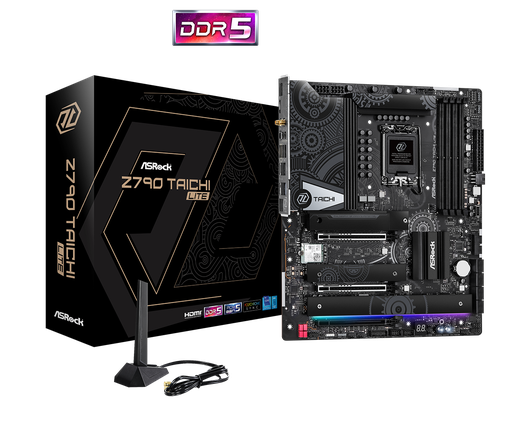 [COAARV90-MXBMF0-A0UAYZ] PLACA ASROCK Z790 TAICHI LITE, LGA 1700, DDR5 7200MHZ (OC), M.2 (PCIE GEN5X4), PCIE 5.0, WIFI, EATX.